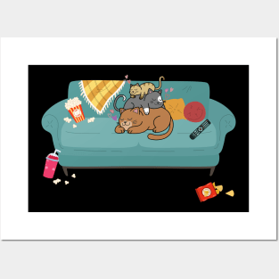 Cats lover quarantine day gift Posters and Art